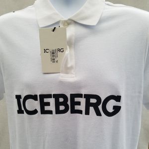 New Men's "ICEBERG" Pink Panther Polo Shirt